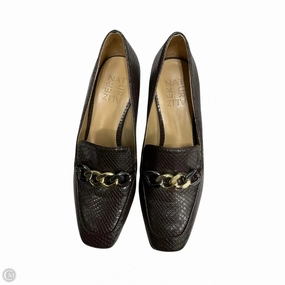 Impact protection Mood Ready Shoes Heels Block By Naturalizer In Brown, Size: 6