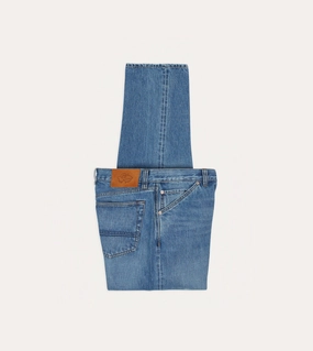 Urban Style Custom Wash 14.2oz Japanese Selvedge Denim Five-Pocket Jeans