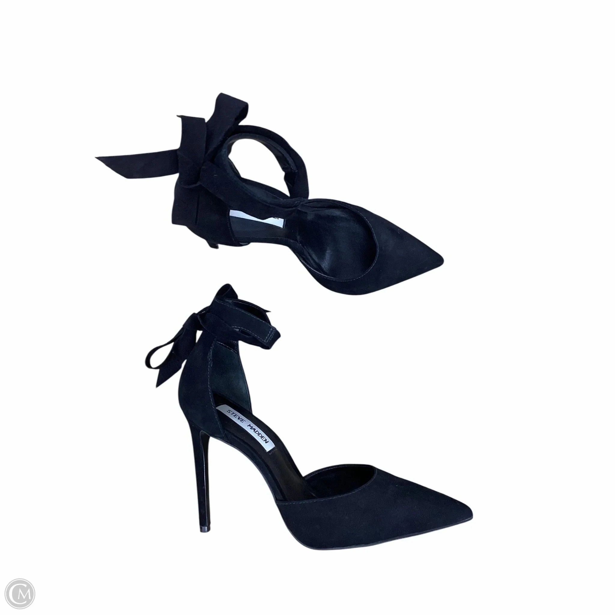 Shoes Heels Stiletto By Steve Madden In Black, Size: 7.5 Stacked Heel Work Ready