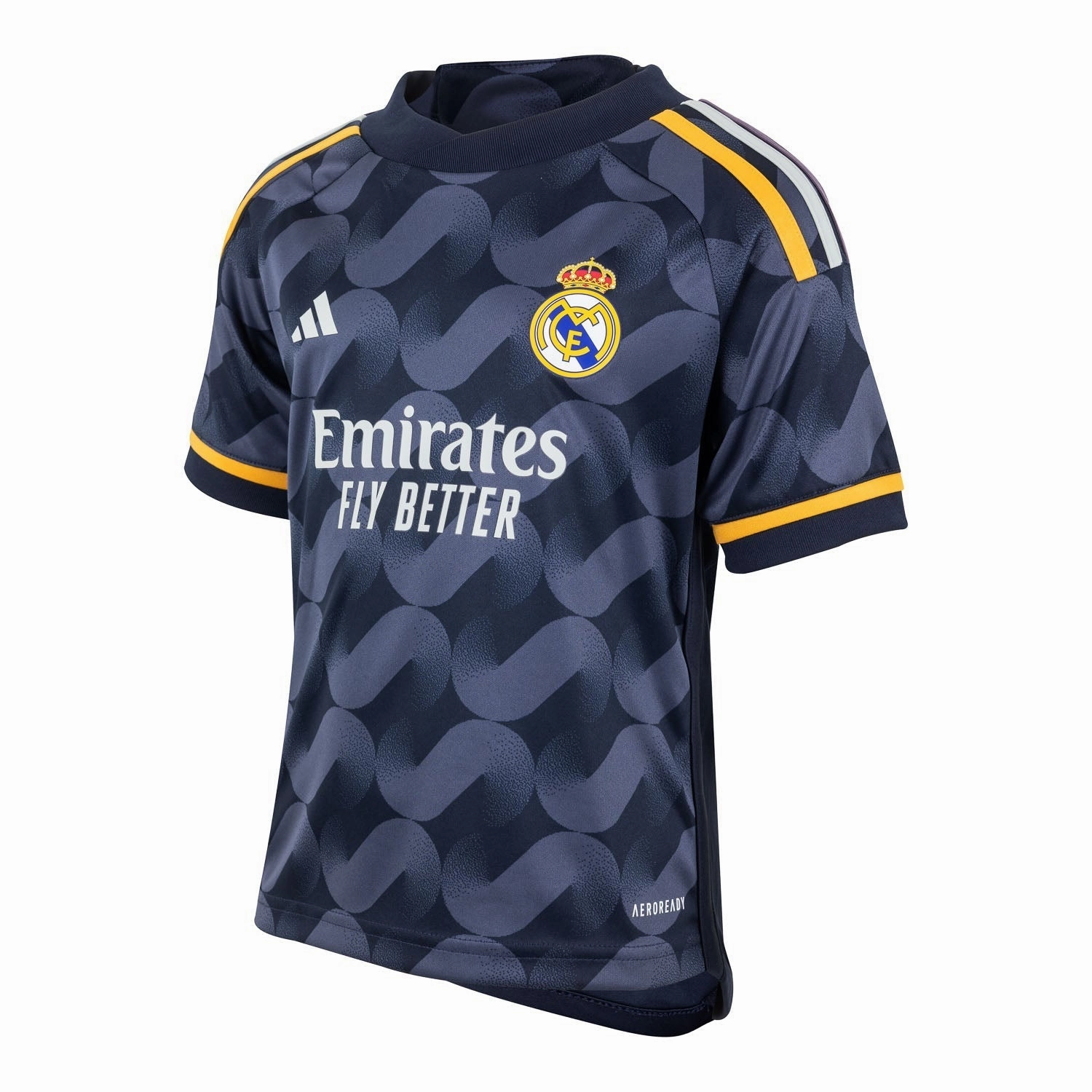 Real Madrid 2023/24 Away Kit Full Set Shirt & Shorts Vivid Pattern Sport Clip Compatible