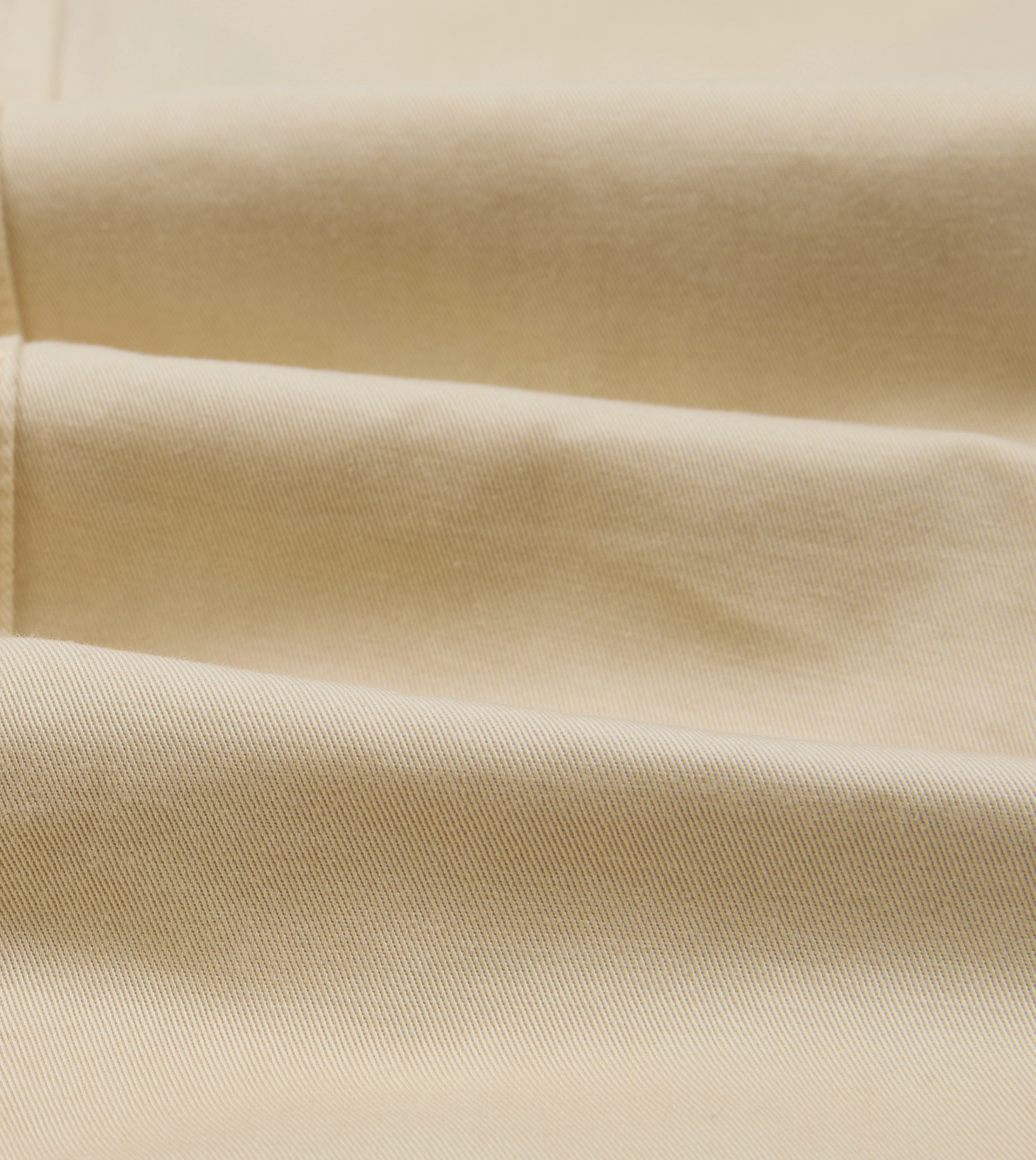 Quick Dry Wear Cream Cotton Wide Leg Flat Front Chino