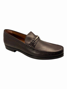 Food Lane Walk Bally Simpler 6230242 Men's Chocolate Calf Plain Leather Loafers