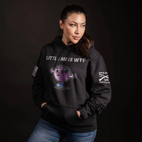 Women's W.T.F. Hoodie - Black Fitness wear