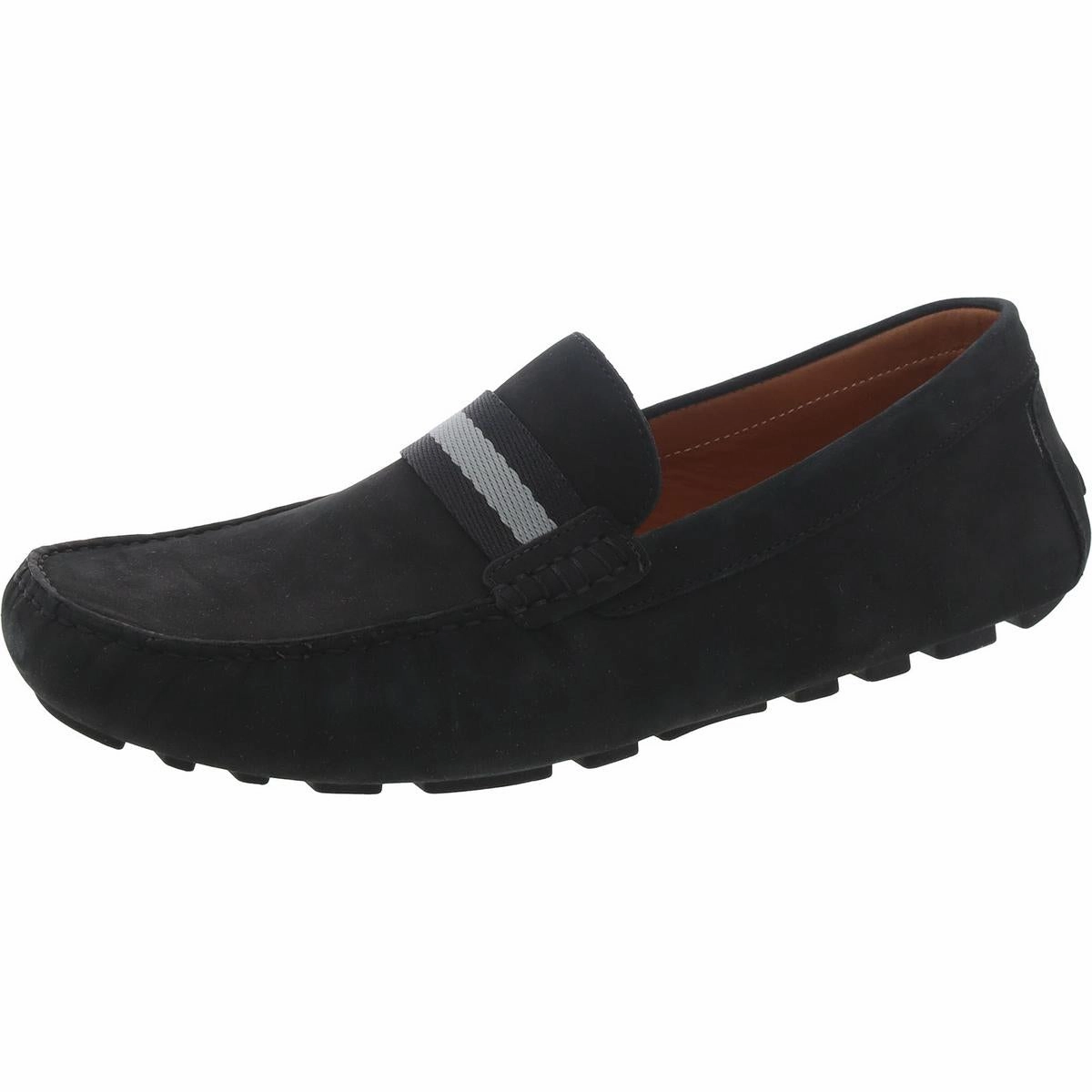 Comfort Cushion Mens Nubuck Contrast Trim Driving Moccasins