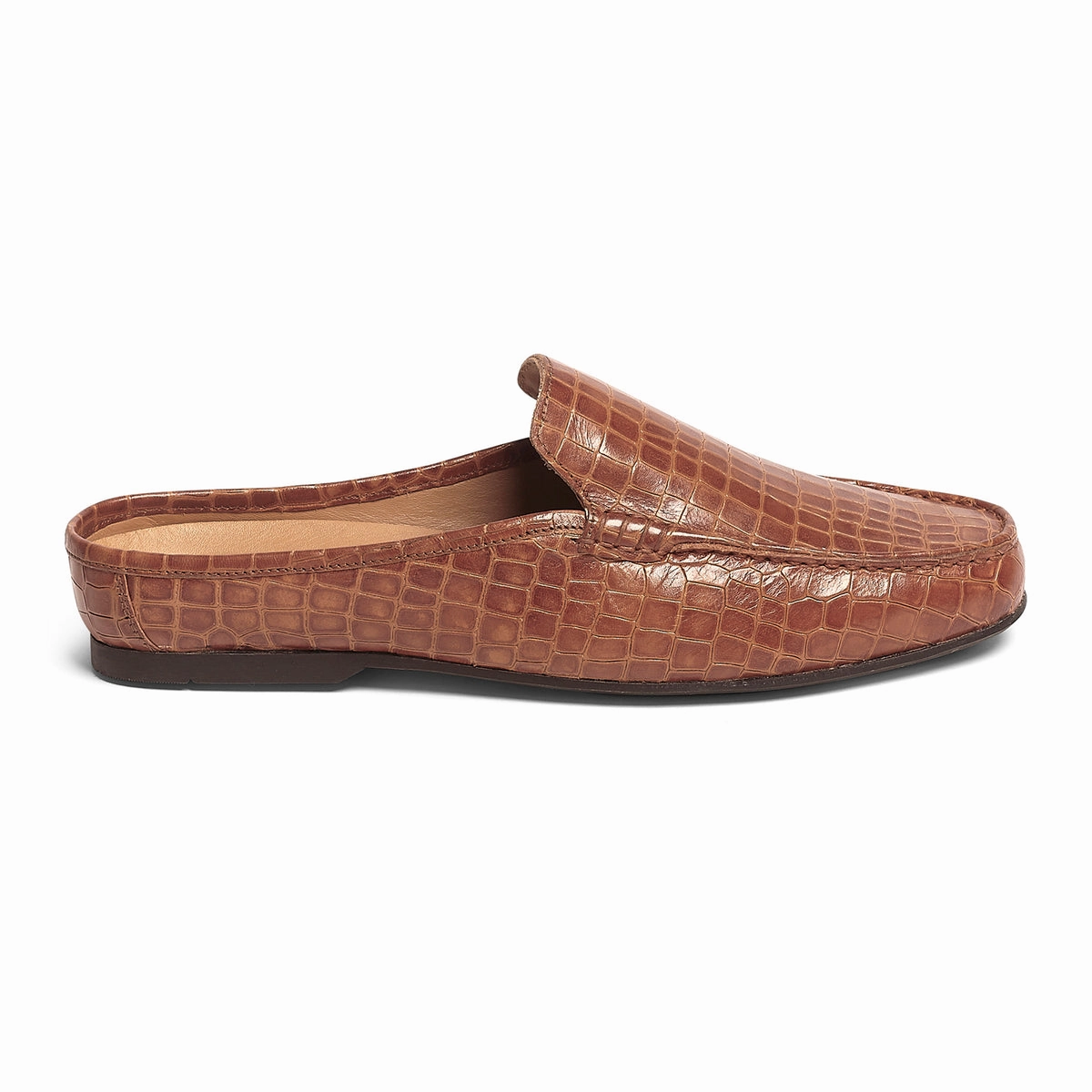 Heel Safe Hades Croco Mule