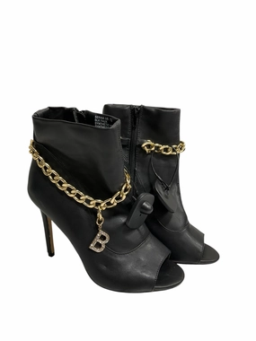 Shock Absorbing Smart Casual Shoes Heels Stiletto By Bebe In Black, Size: 7.5