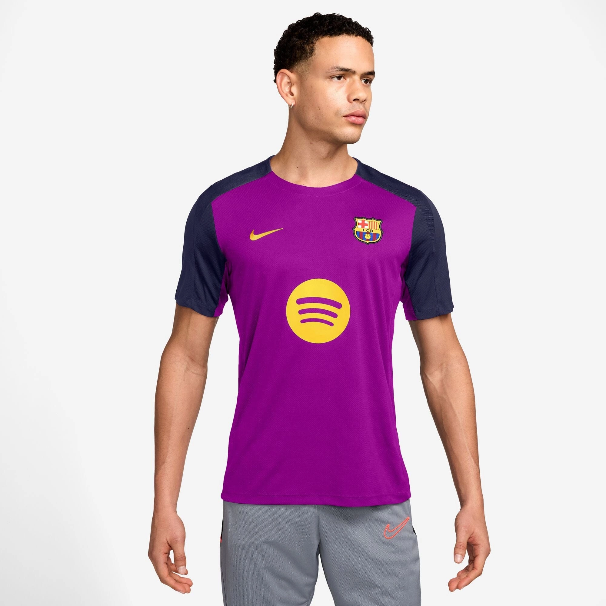 warm weather Breathable Jersey Material FC Barcelona Dri-FIT Jersey (HJ7752-552)