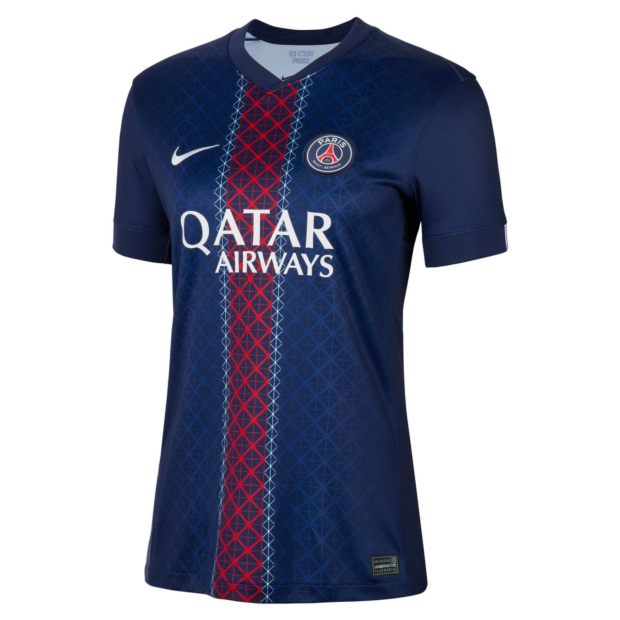 Paris Saint-Germain 25/26 Home Women's Jersey (HJ5101-411) Neutral Vibe Contrast Binding
