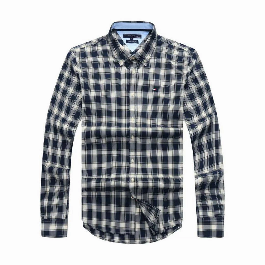 Tommy Hilfiger Long Sleeve Men II Check Shirt Formal Elegance