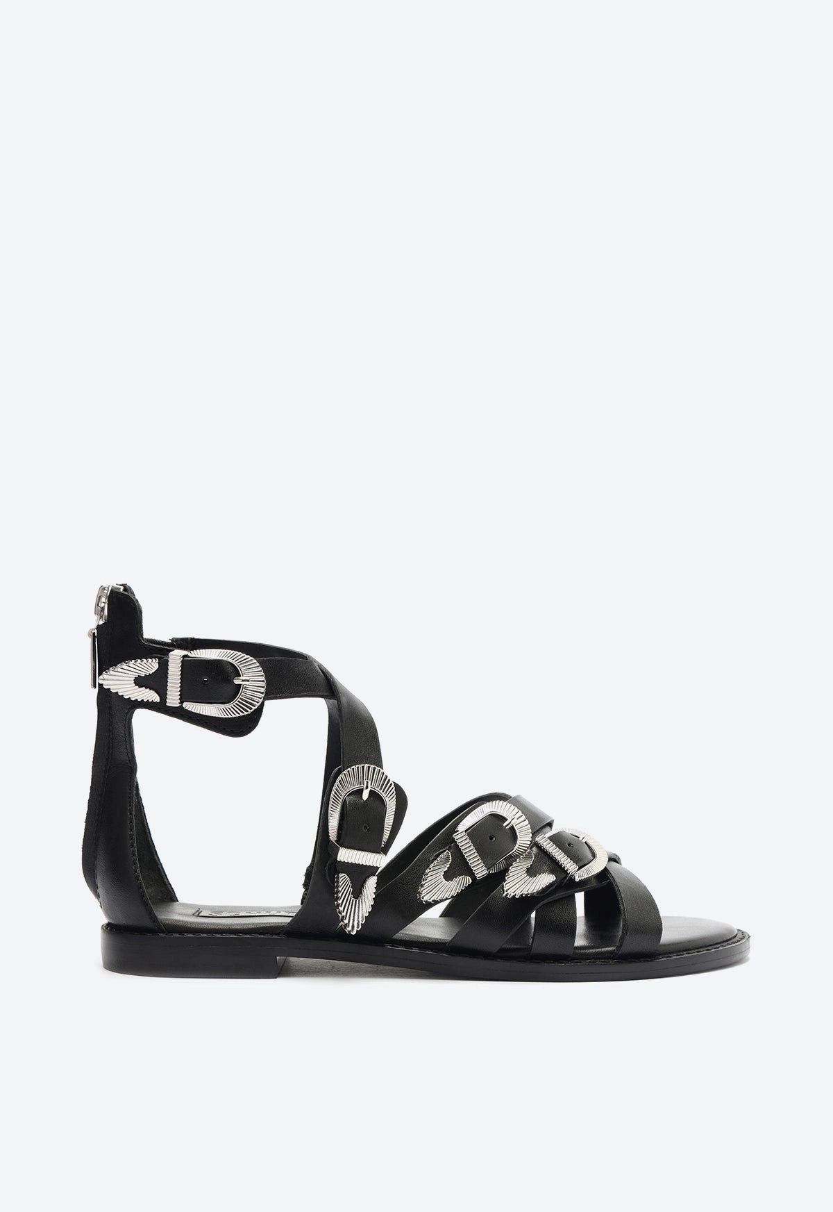 Open Toe Harper Leather Sandal