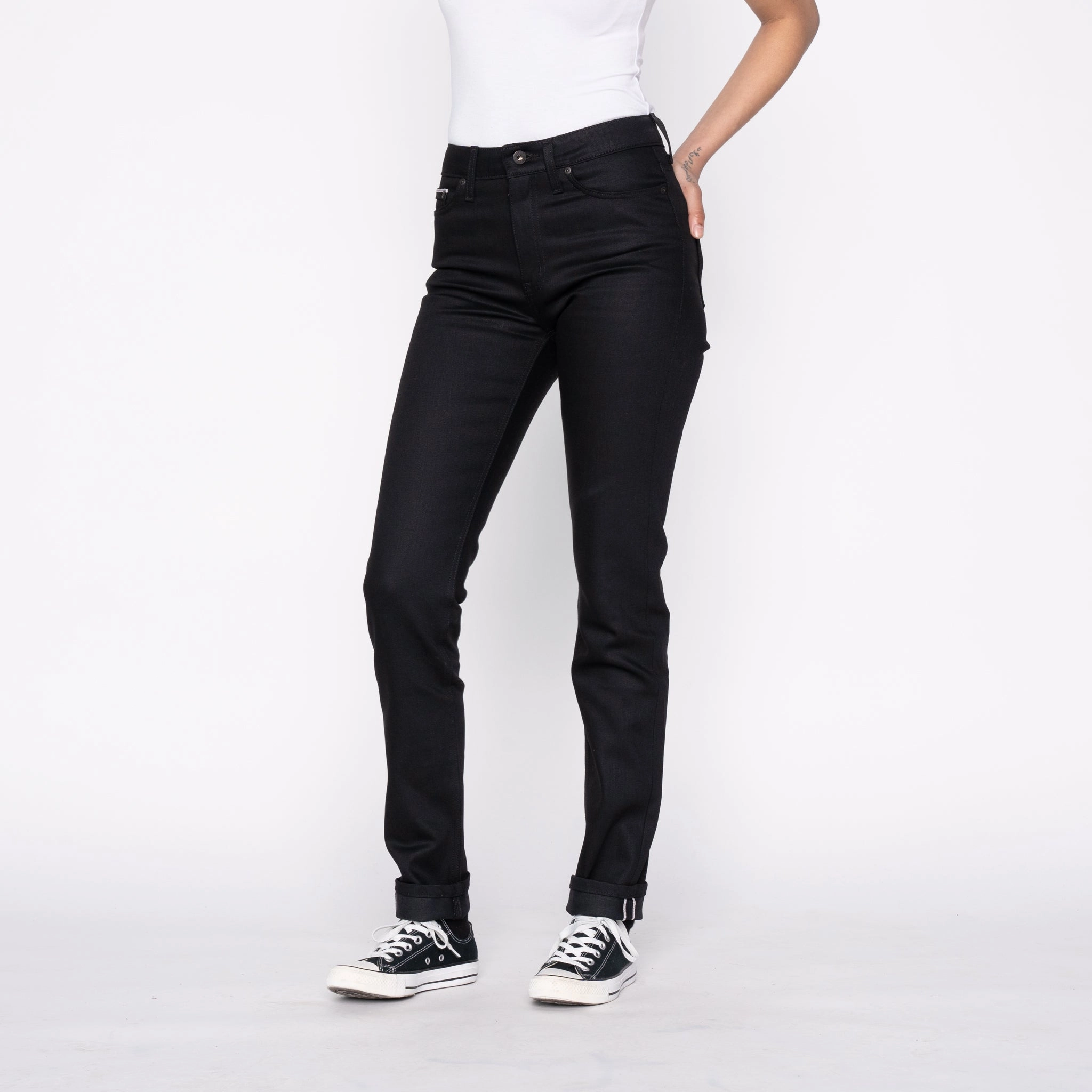 Chill Outfit Premium Fit Women's - High Skinny - Black Cobra Stretch Selvedge