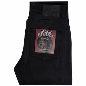 High Durability Thread Tear Resistant Denim Women's - High Skinny - Black Cobra Stretch Selvedge