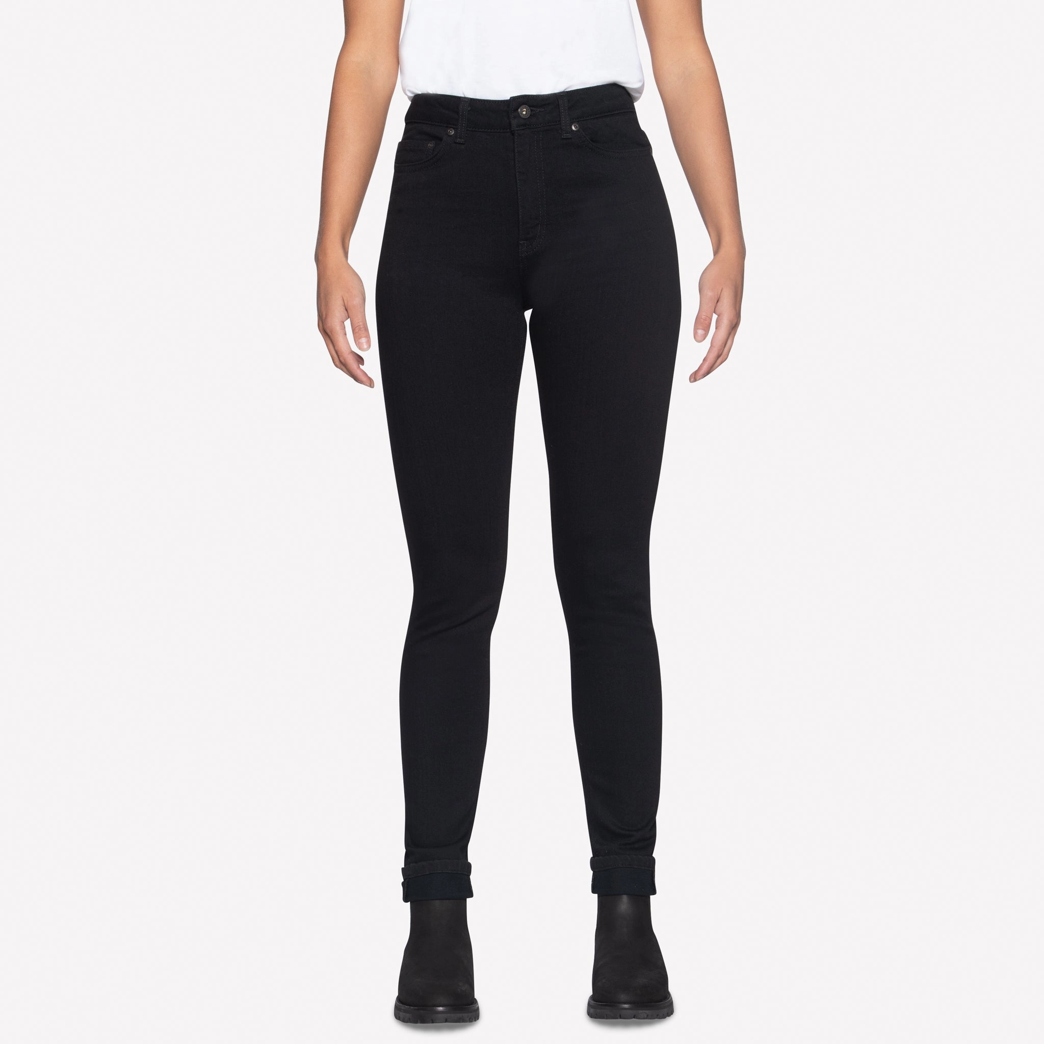 Subtle design Everyday Fashion Lover High Skinny - Black Cashmere