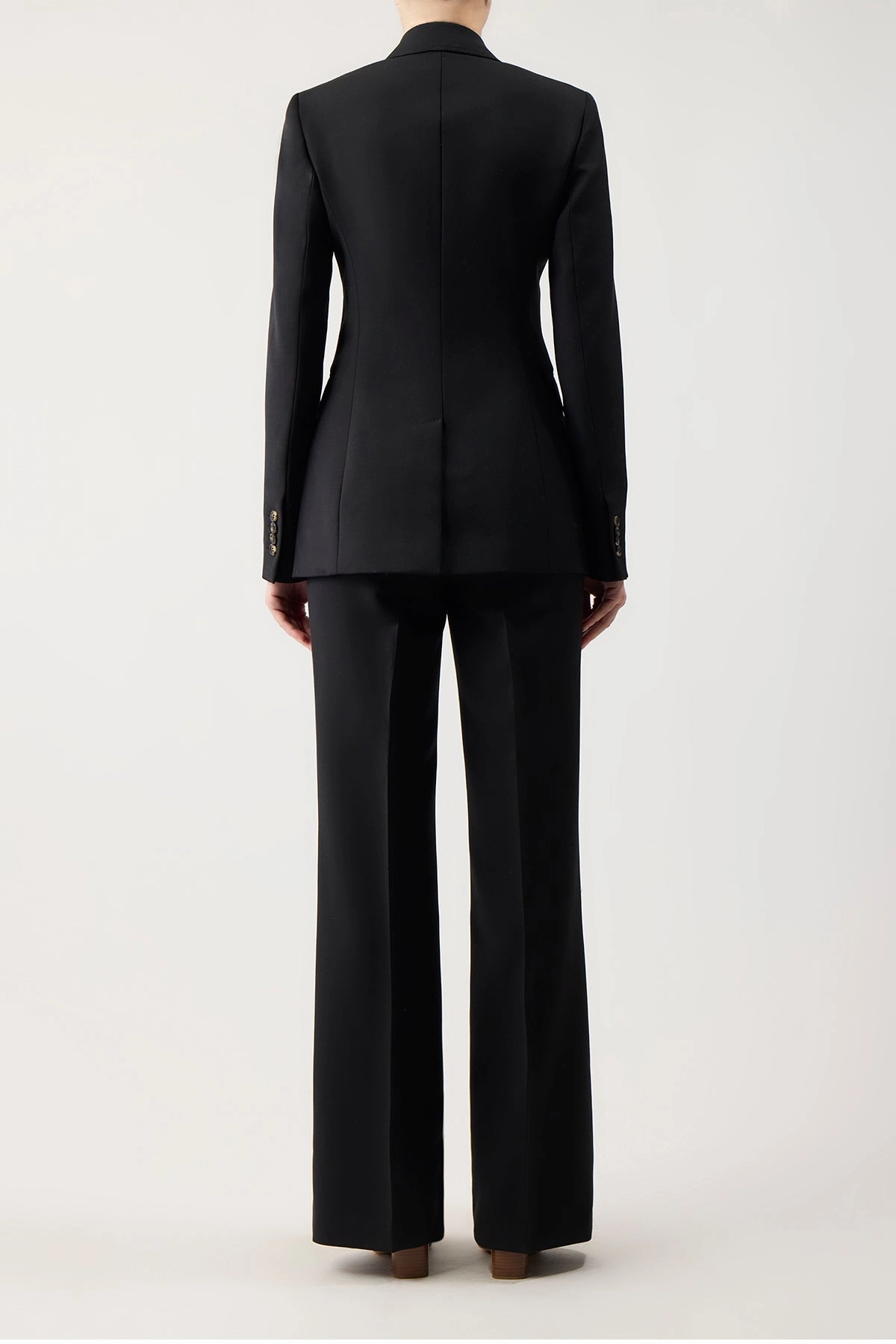 Minimalist Design Vesta Pant in Black Sportswear Wool