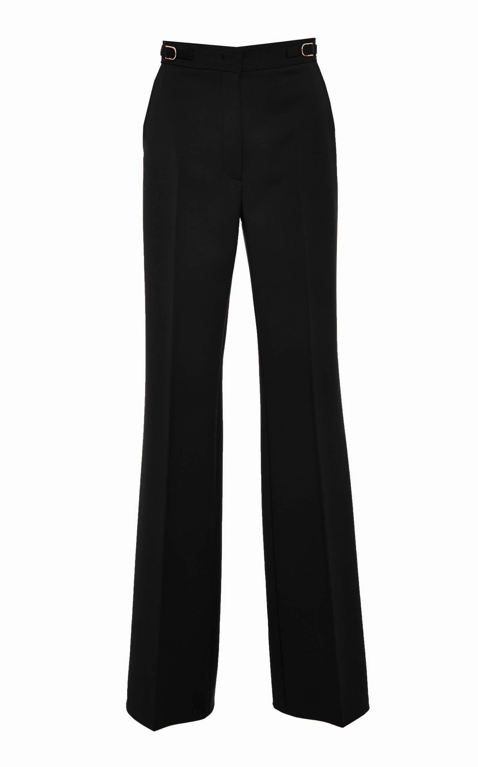 Vesta Pant in Black Sportswear Wool Layering Style