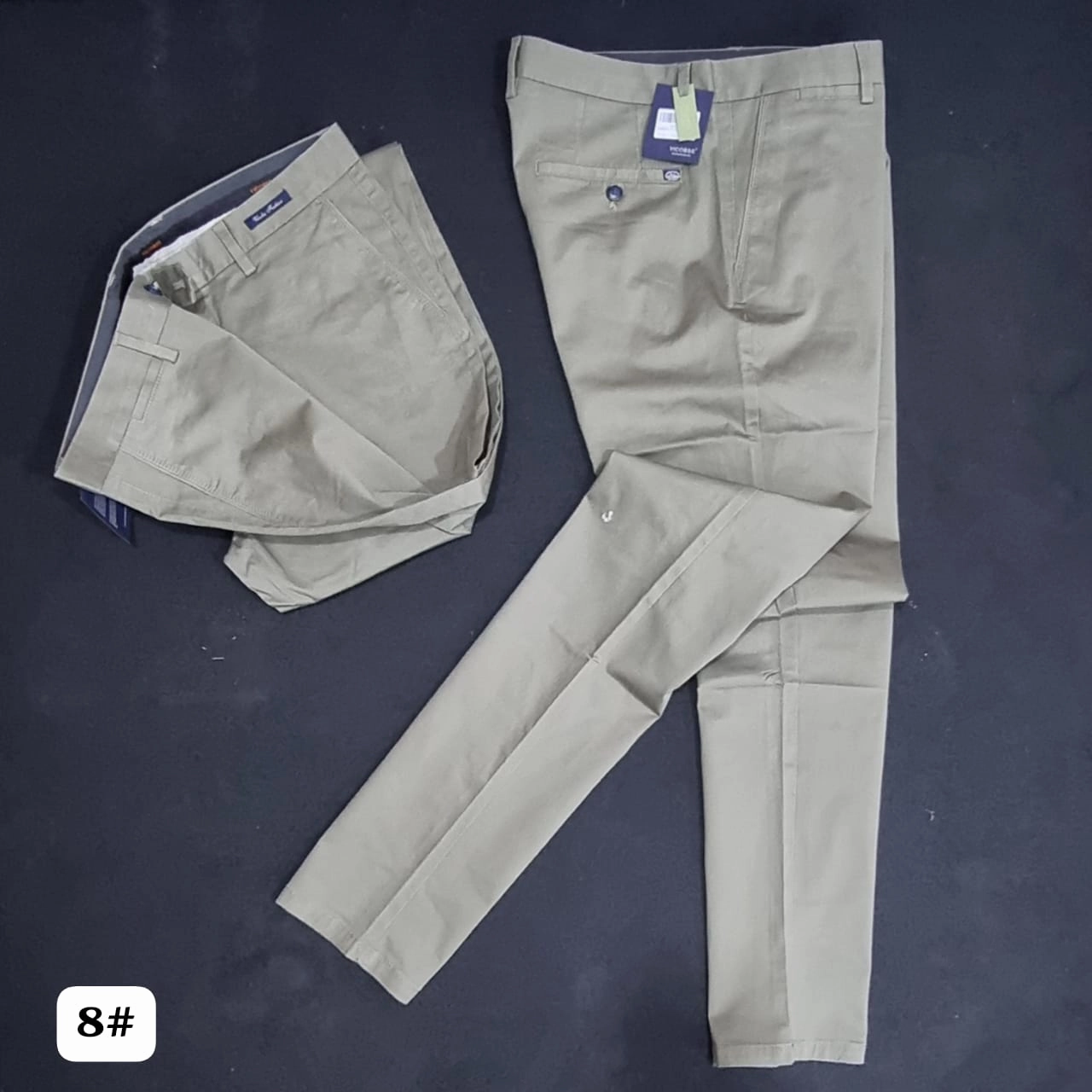 Vicobbs Men Stretchy Chino High Elastic Closure Trendy Comfort