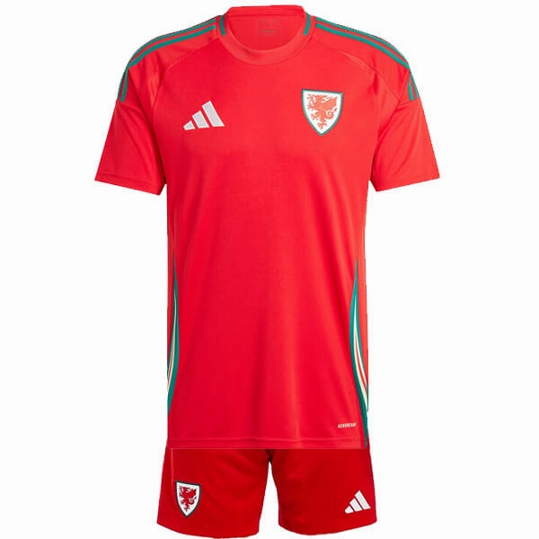 Stretch Knit Technology Colorfast Dye Methods Wales 2024 Home Mini Kit Full Set Shirt & Shorts