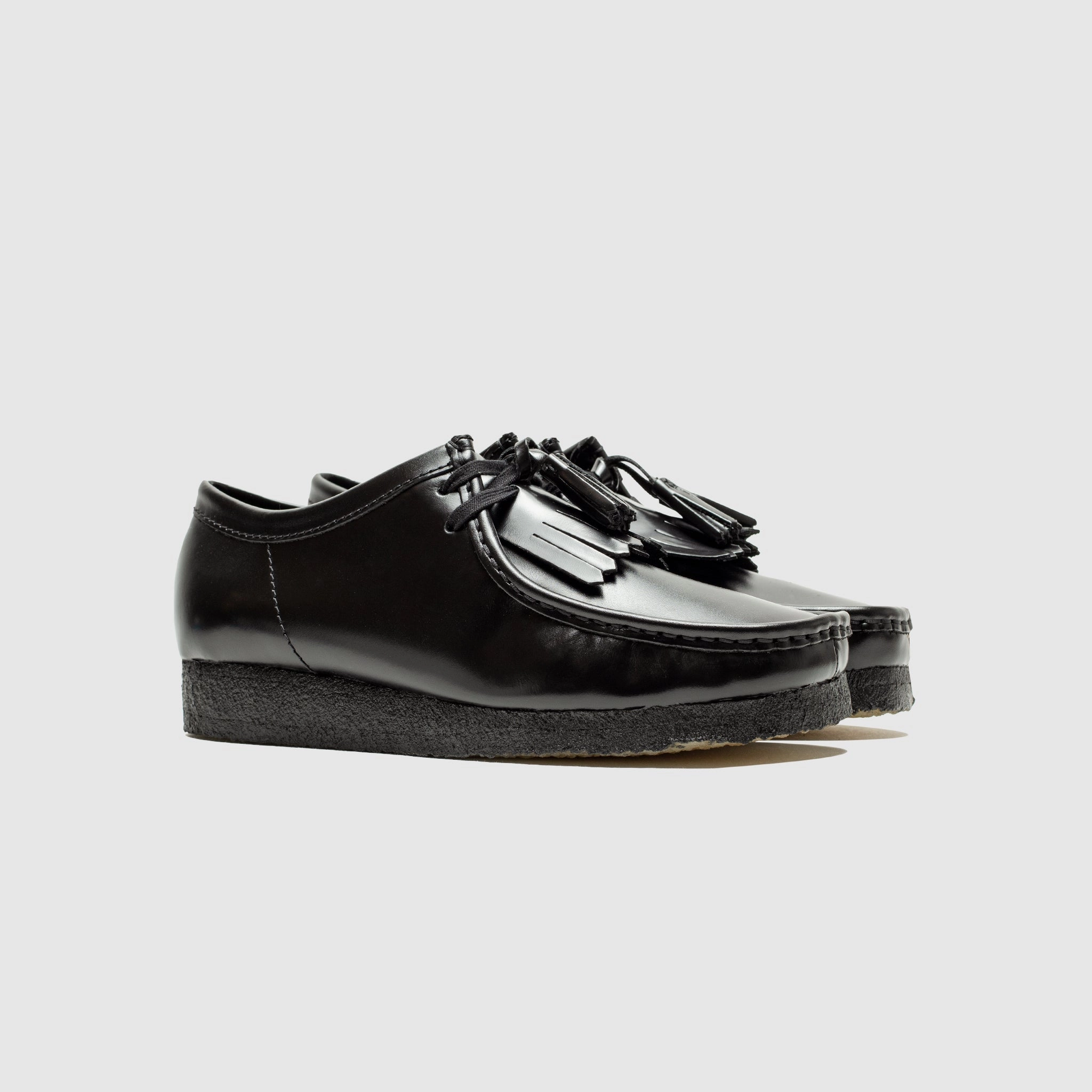 Feather Light Outdoor Trek WALLABEE "BLACK HISHINE LEATHER"