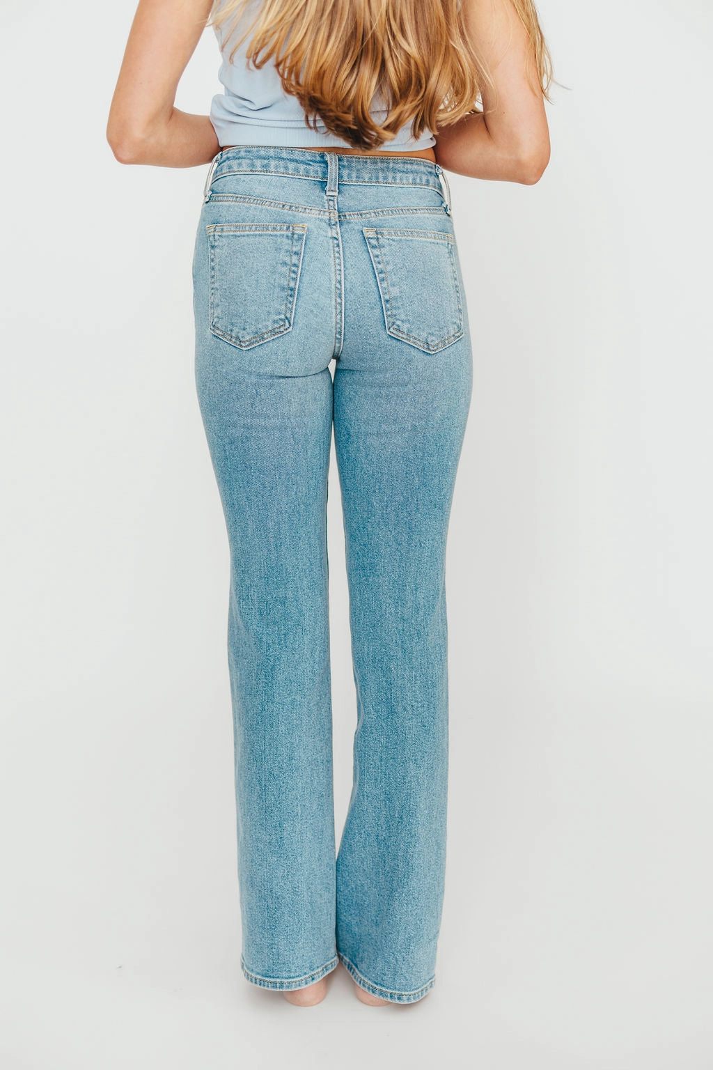 Indie Low Rise Vintage Slim Bootcut in Light Denim *Final-Sale* Tailored Cut