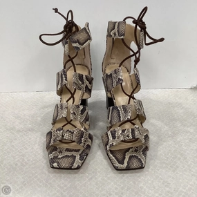 Shoes Heels Block By Banana Republic In Animal Print, Size: 8 Neutral Colors Casual boots
