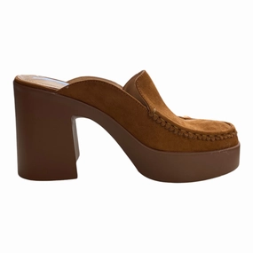 Shoes Heels Block By Just Fab In Brown, Size: 9.5 Eva Midsole Cushioned heel