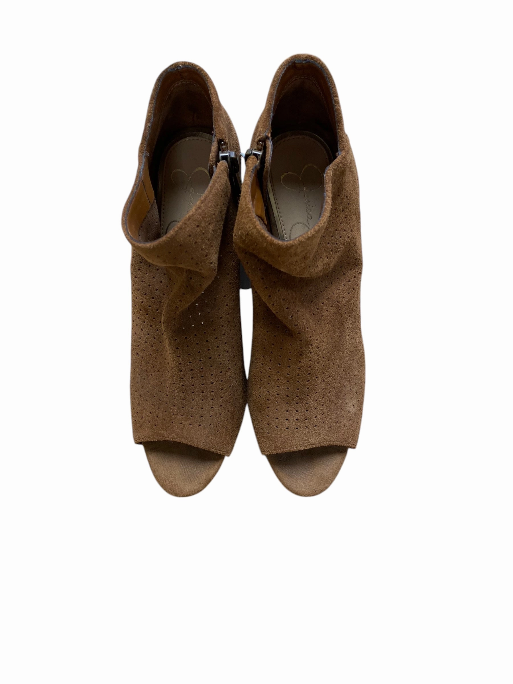 Shoes Heels Block By Jessica Simpson In Brown, Size: 6.5 Outdoor Wedding Heels