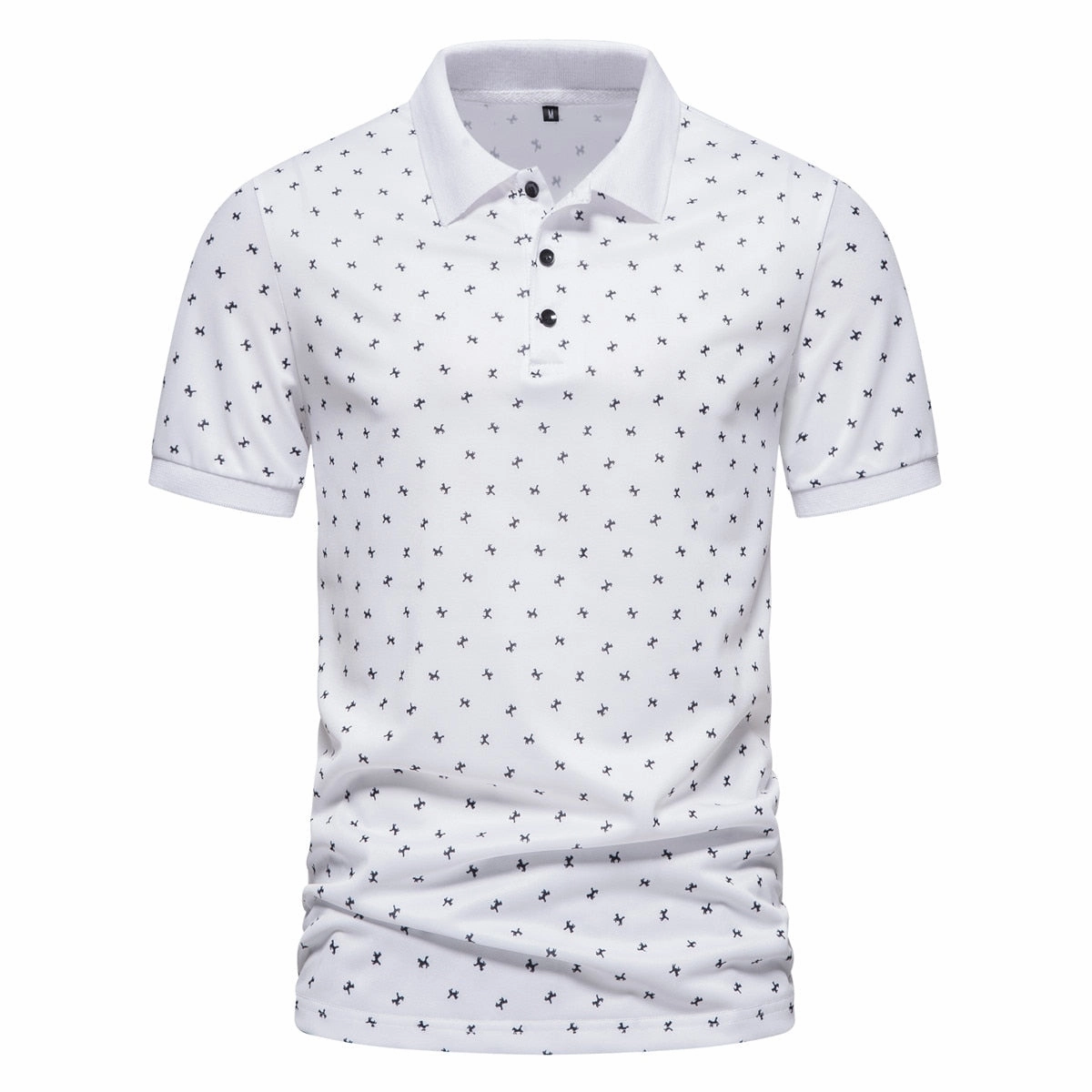 Iconic look West Louis? Business Style Short Sleeved Polo Shirt
