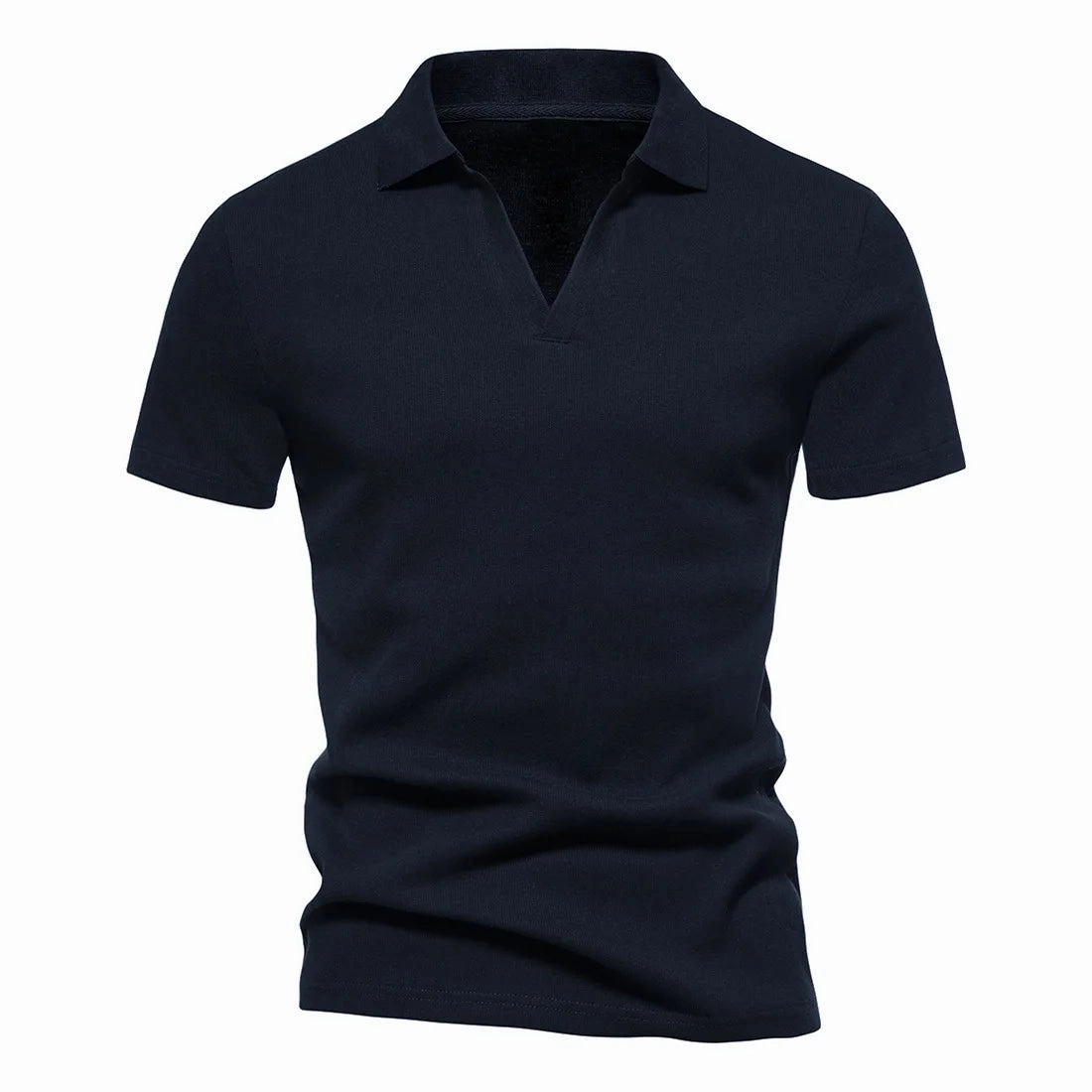 Trendsetter Choice Street Comfort West Louis? Men's V-Neck Polo Style Henley Tee