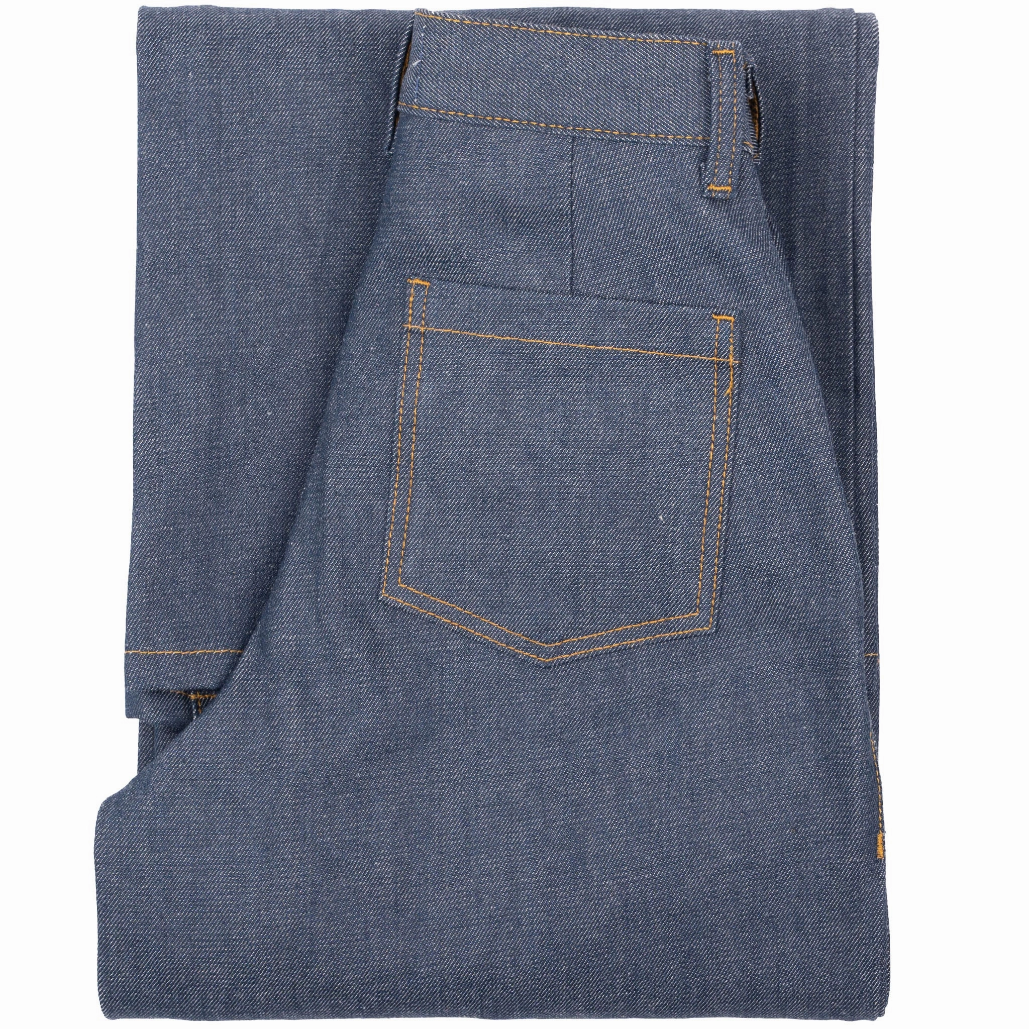 Wide Leg Trouser  - Natural Indigo - Indigo Versatile Tailoring Chic Style