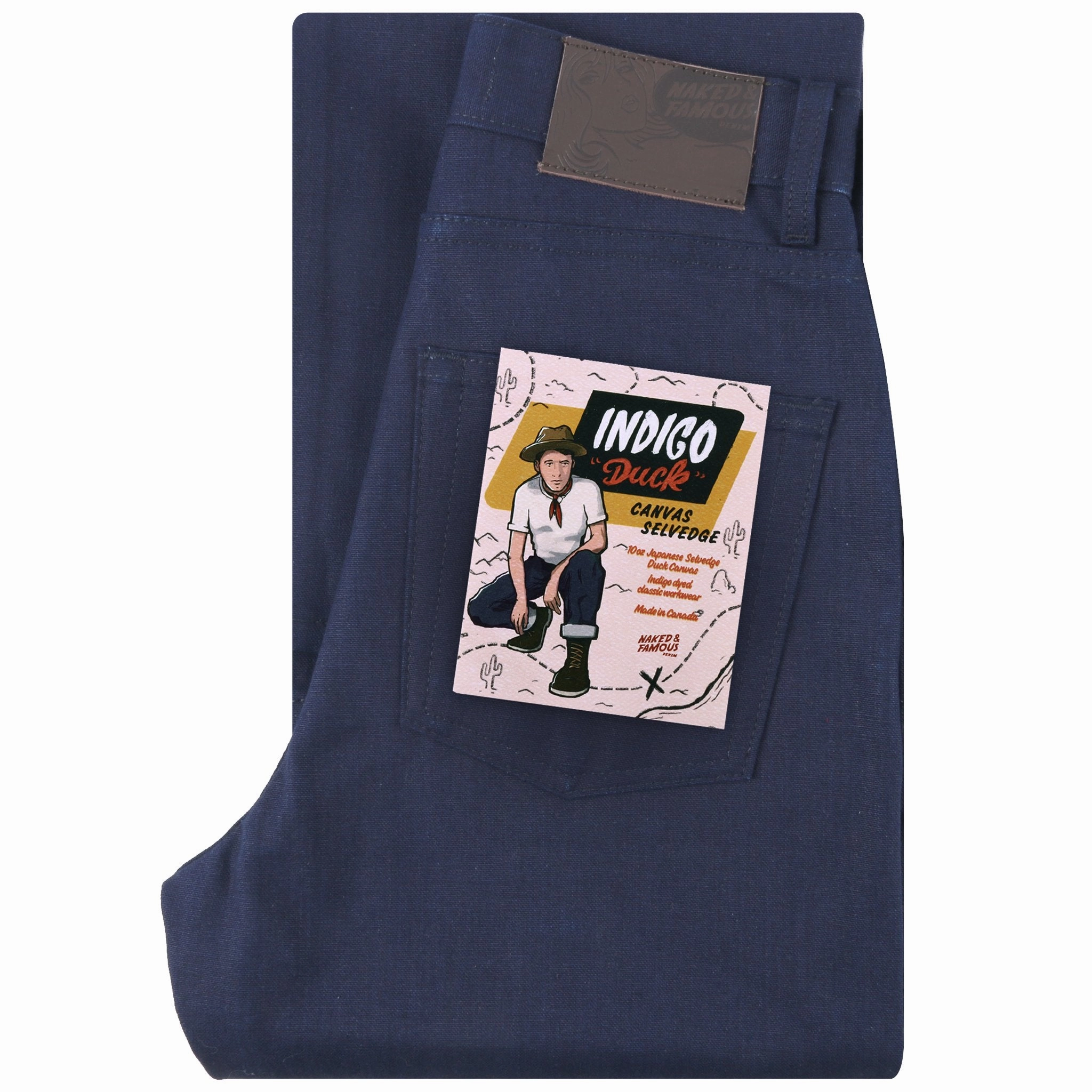 Outdoor Adventure Party Look Youth Style Casual Friday Versatile Women's - Classic - Indigo Selvedge Duck Canvas