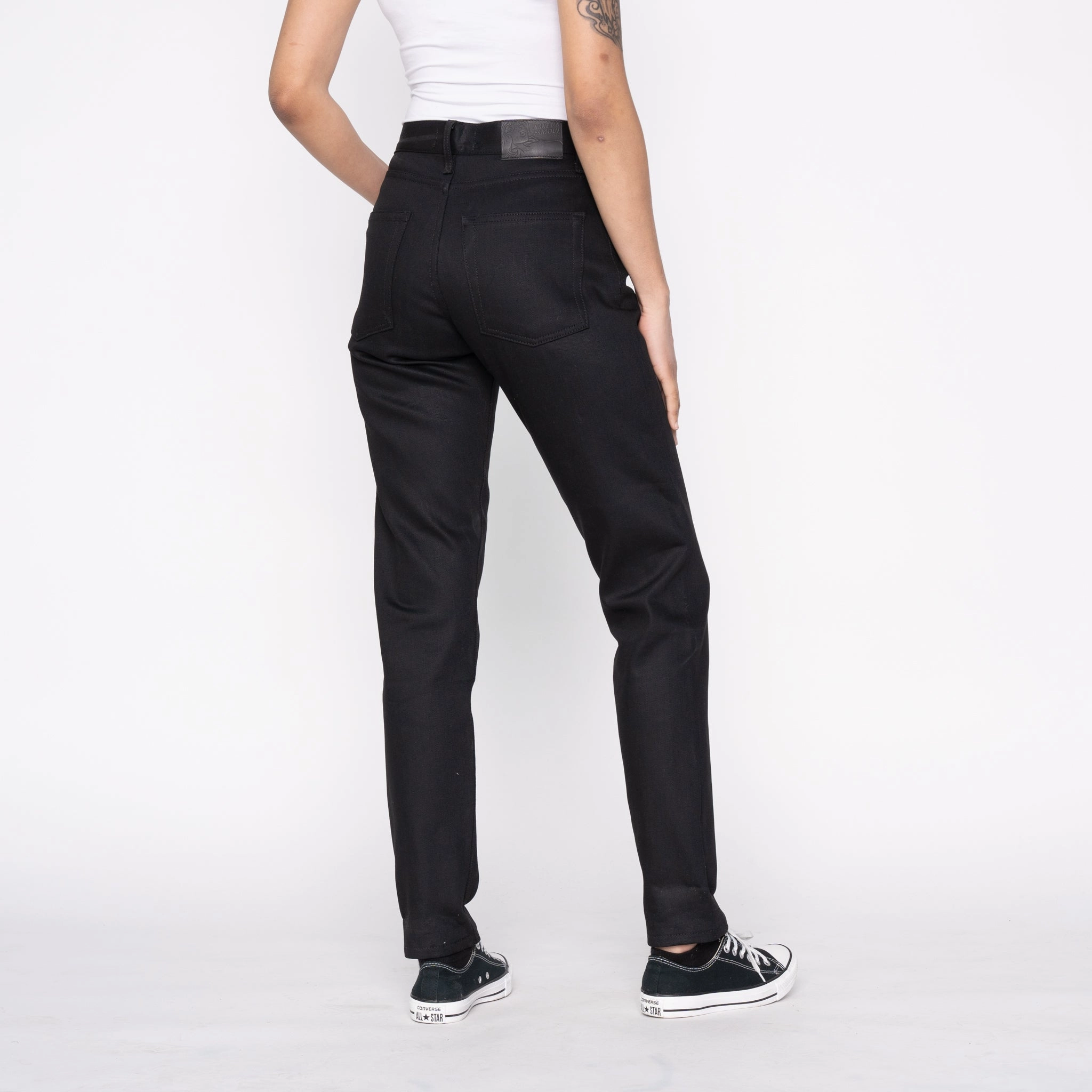 Balanced Wardrobe All Occasion Women's - Max - Black Cobra Stretch Selvedge