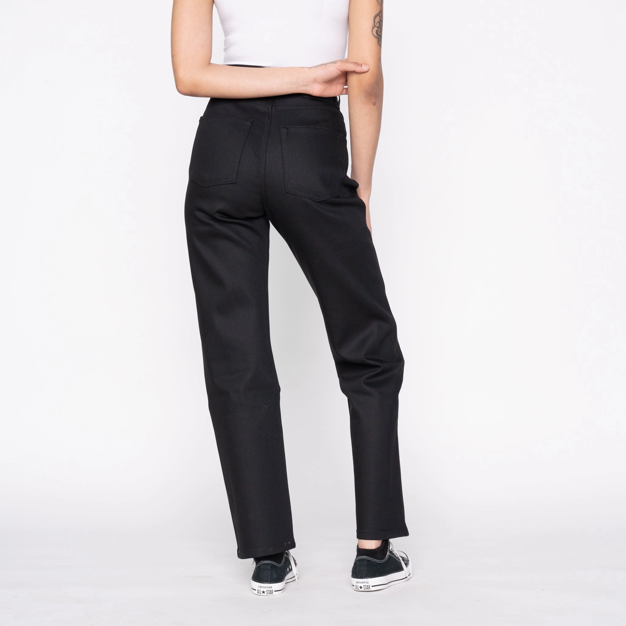 Women's - The Classic - Black Cobra Stretch Selvedge Common Outfit Weekend Getaway Minimalist Breathable