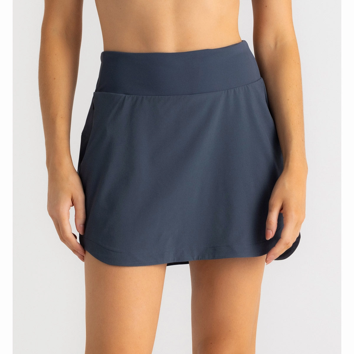 Women's Bamboo-Lined Active Breeze Skort - 15" warm tones Double Layered Construction