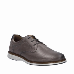 Business Mood Josef Seibel Men's Stuart 02 Perfed Dress Shoe in Granite