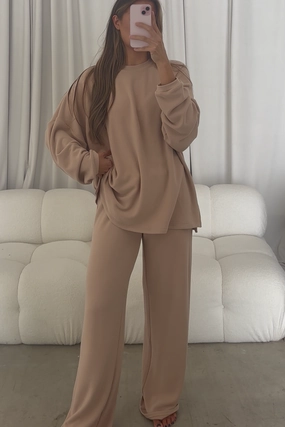 Campbell Fleece Lounge Pants in Dusty Blush *10/6 PRE-ORDER* All Season Athletic Flex Wear