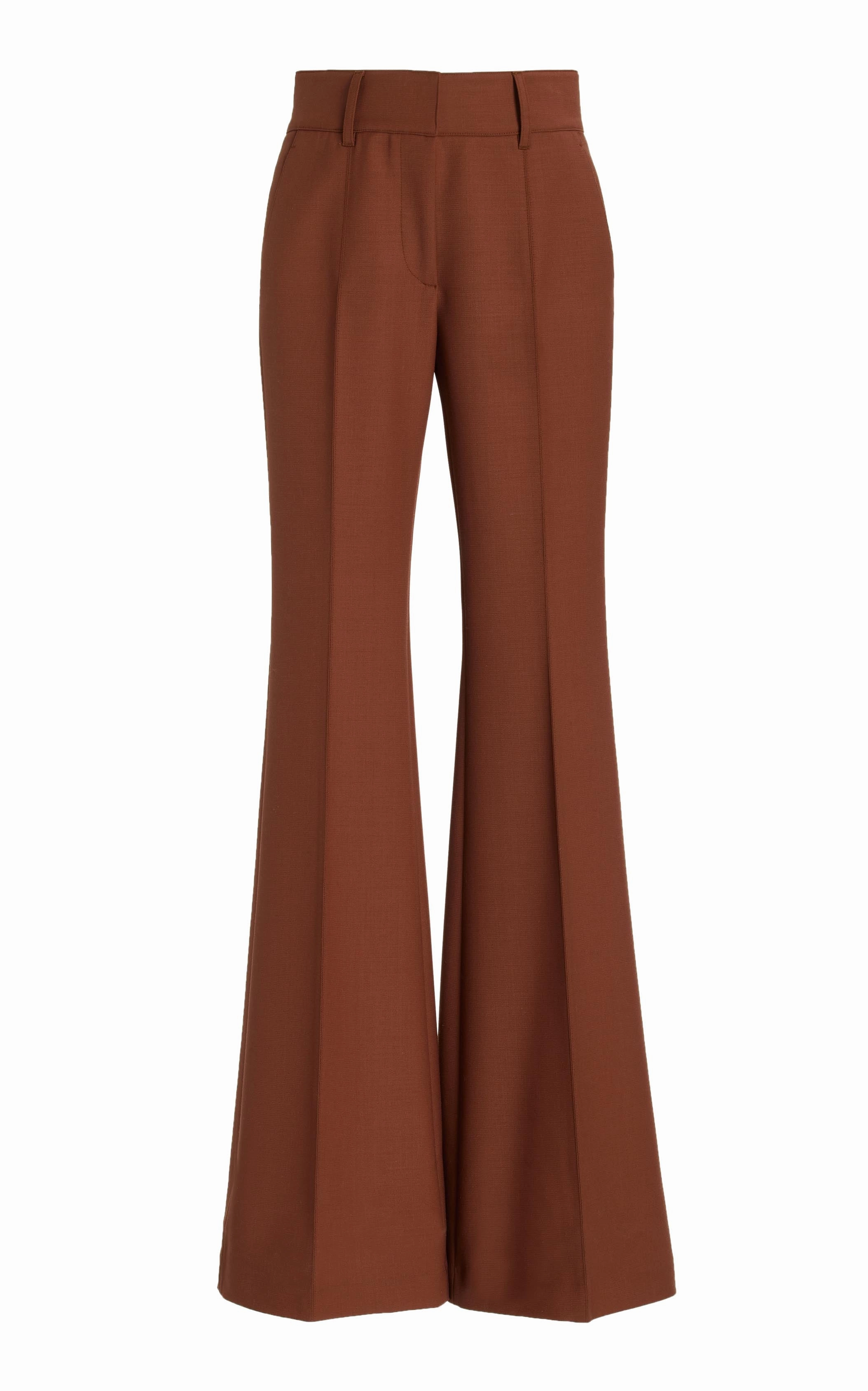 Rhein Pant in Cognac Sportswear Wool Smart Wearable Modern Professional Look