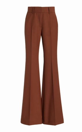 Rhein Pant in Cognac Sportswear Wool Smart Wearable Modern Professional Look