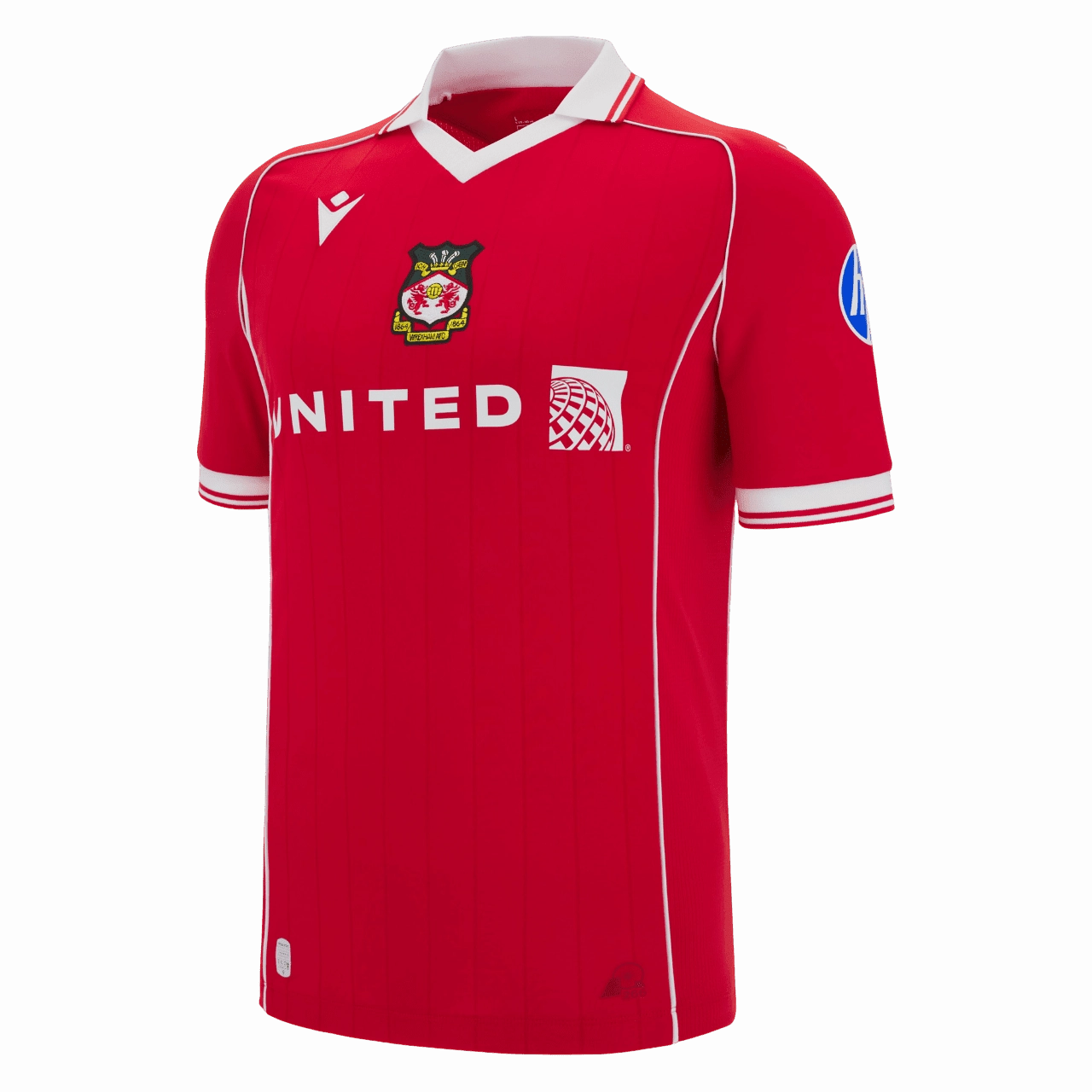 Wrexham AFC 25/26 Home Youth Jersey (700128060001) Non Restrictive Cuffs Multipanel Construction
