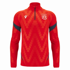 Microfiber Performance Blend Power Form Wrexham AFC 25/26 Player Training 1/4 Zip (700128920001)